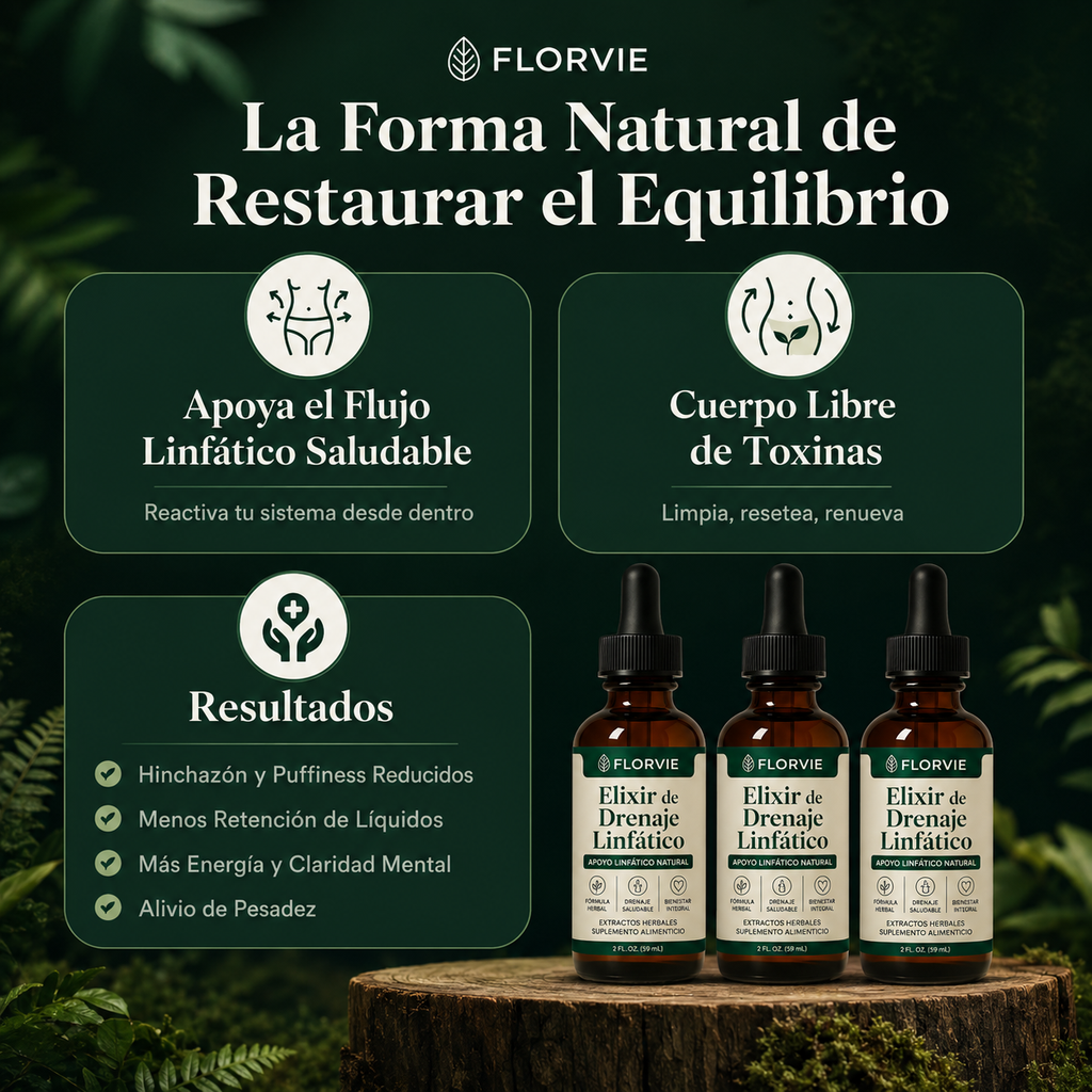 Florvie — Elixir de Drenaje Linfático