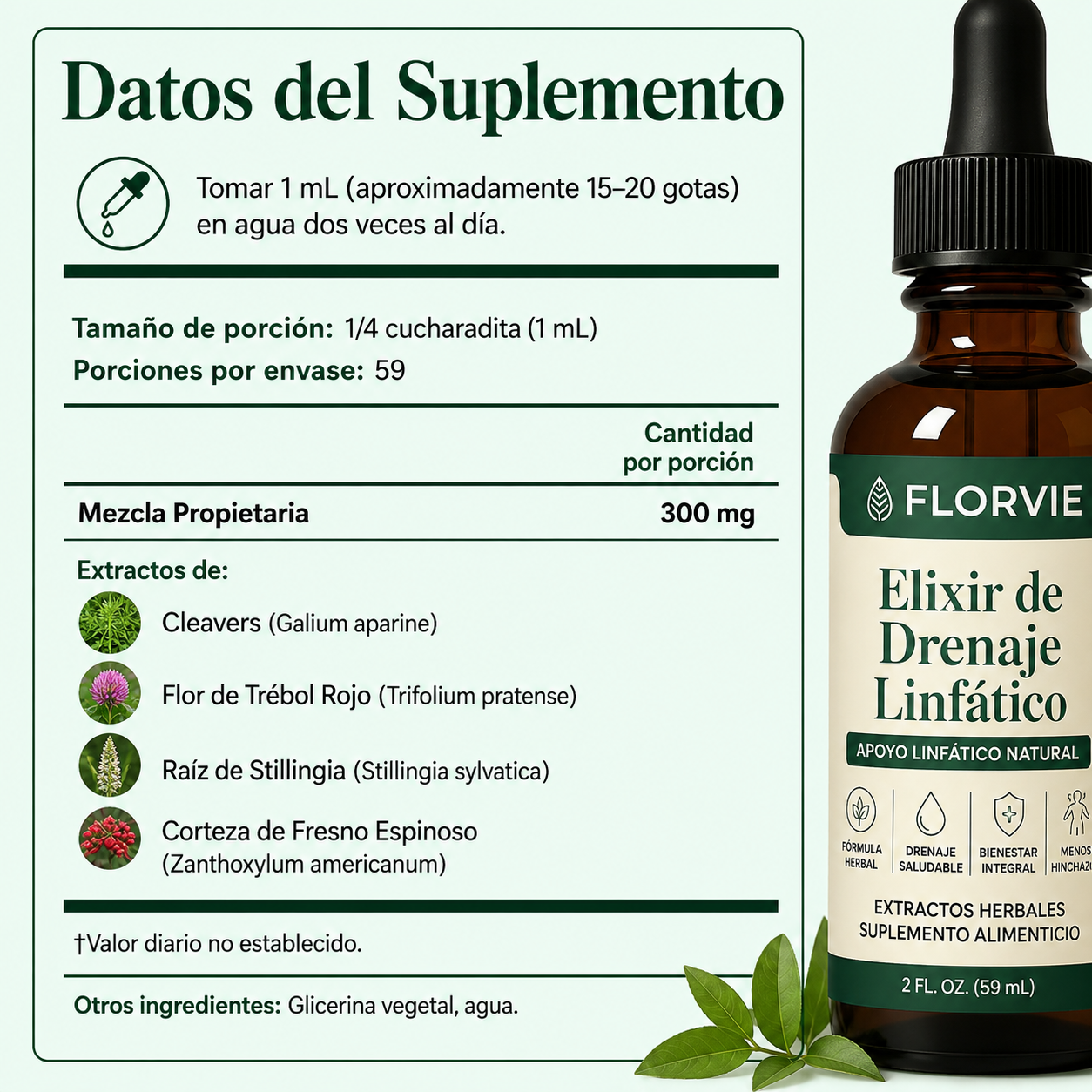 Florvie — Elixir de Drenaje Linfático